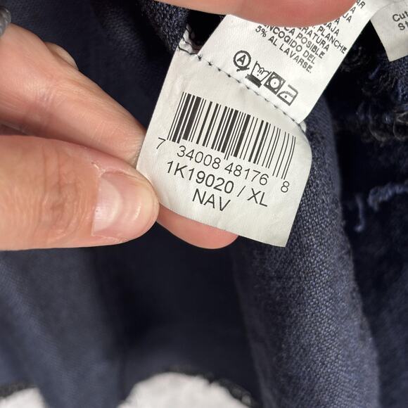 Karen Kane Cardigan Jacket XL Linen Cotton Frayed Asymmetric Lagenlook‎ Artsy - Picture 8 of 10